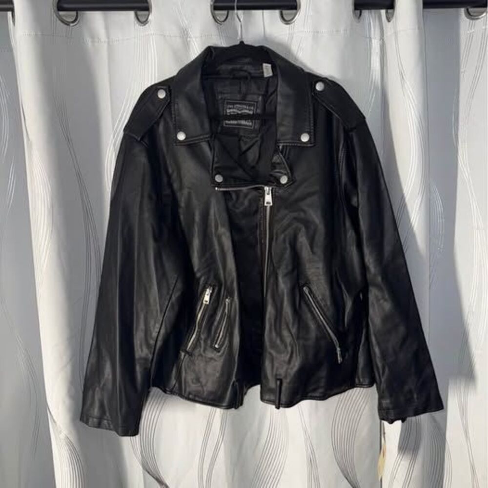 Levi Strauss & Co. Faux Leather Moto Jacket